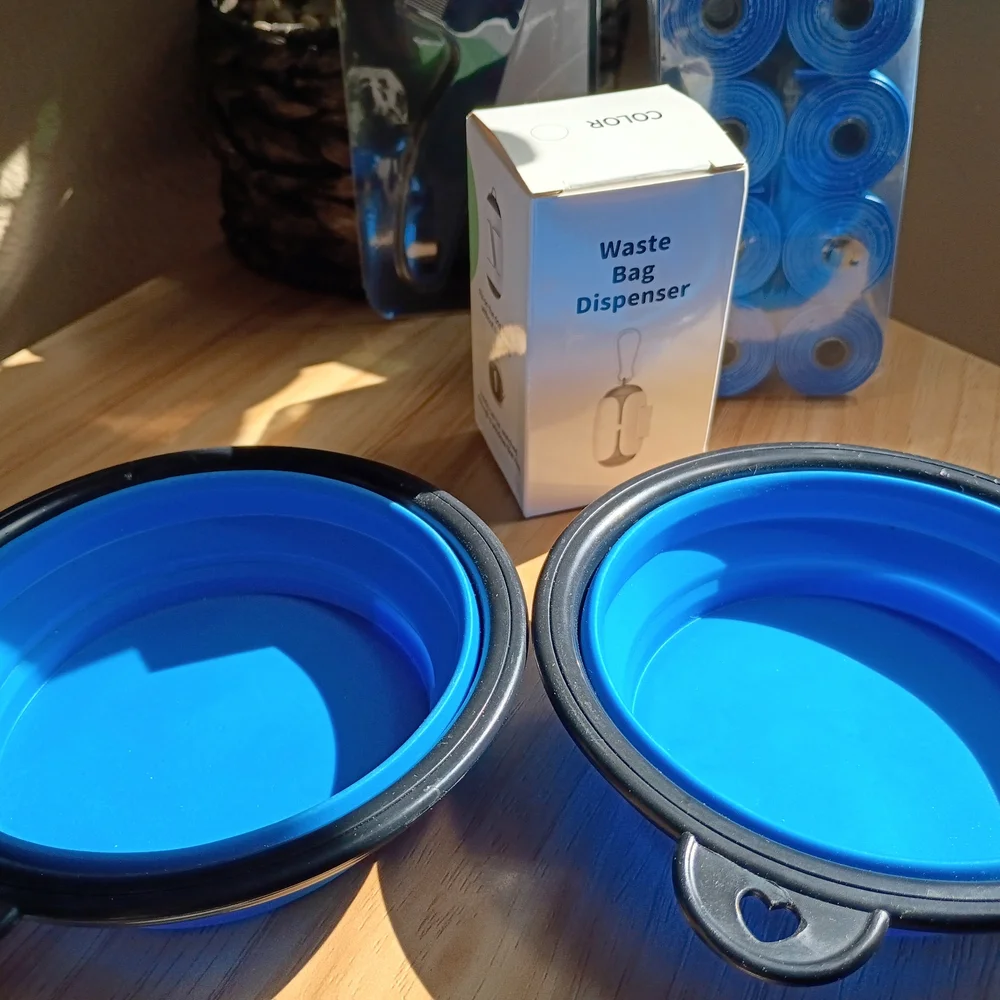 Pet Waste Bag Dispenser and Refills Set